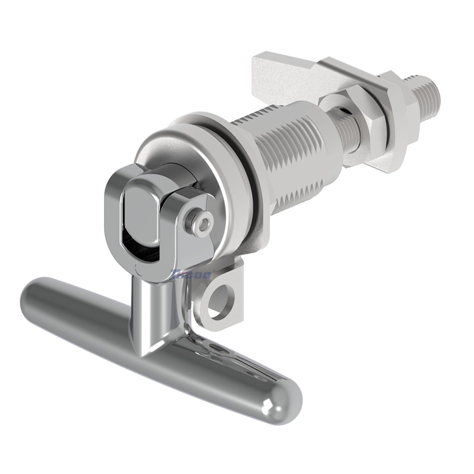 Remorque boîte à outils fermeture étanche via loquet à poignée en T pliable