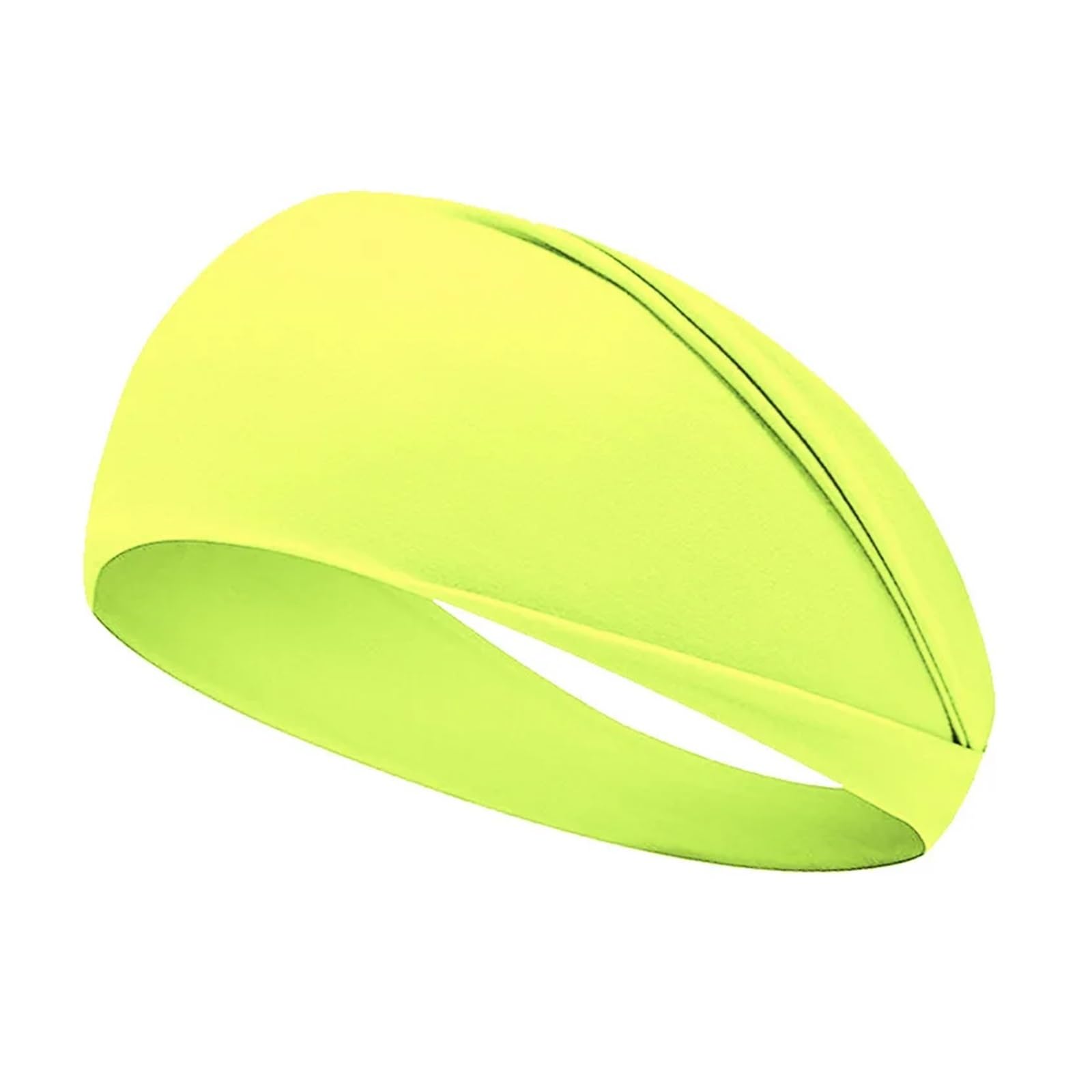 Diadema Deportiva Fluorescente for Yoga, Diadema elástica Ancha Que Absorbe el Sudor