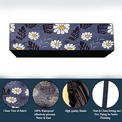 Image of Polycarbonate Water & Dustproof Split Ac Cover for Carrier 1.5 Ton 3 Star Inverter, Black (Color06)