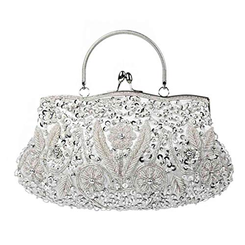 verus - Cartera de Mano para Mujer Talla única, Plata (Plateado) - GBZZY78871