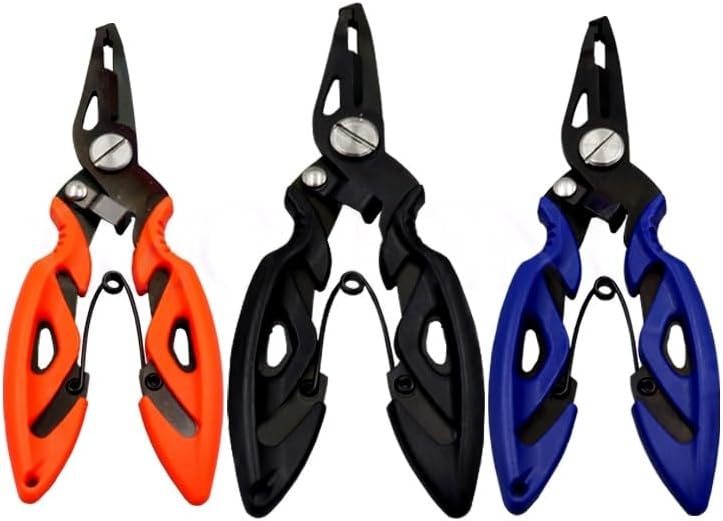 2pcs Fishing Stainless Steel Plier Freshwater Saltwater Hook Remover Scissors Metal Fishing Tackles