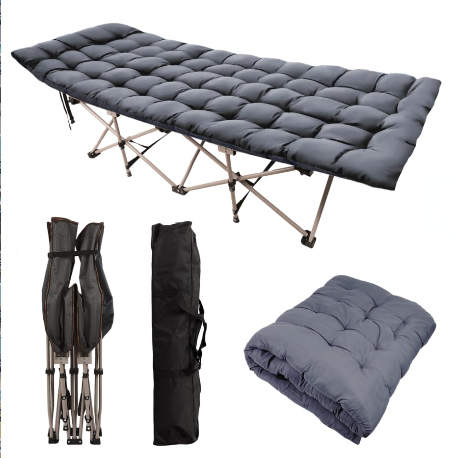 groundlevel.co.uk Foldable Guest Bed with Removeable Cushioned Mattress