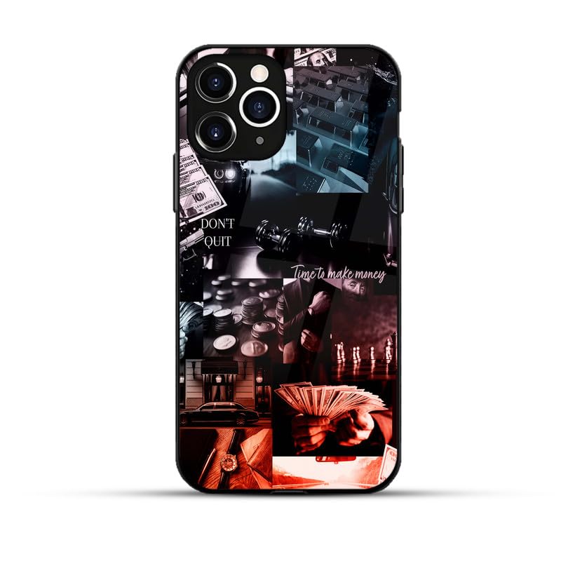 creatology Rubberized Back Cover for iPhone 11PRO Colorful Gaming Aesthetic Design Glass Case Full Protection for Your Smartphone Apple iPhone 11PRO