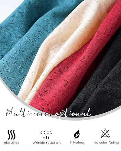 LEVAO Tummy Control High Waisted Underwear for Women Full Coverage No Show Stretch Briefs Seamless Ladies Lace Panties S-XXL4