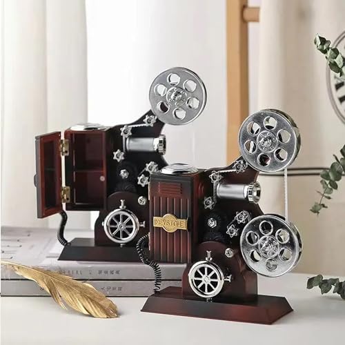 Image of AUGEN Exclusive Music Box Musical 360 rotatable Carousel Children's Wooden Men and Women Birthday Creative Christmas Valentine's Day Gift Home Decoration (Projector)
