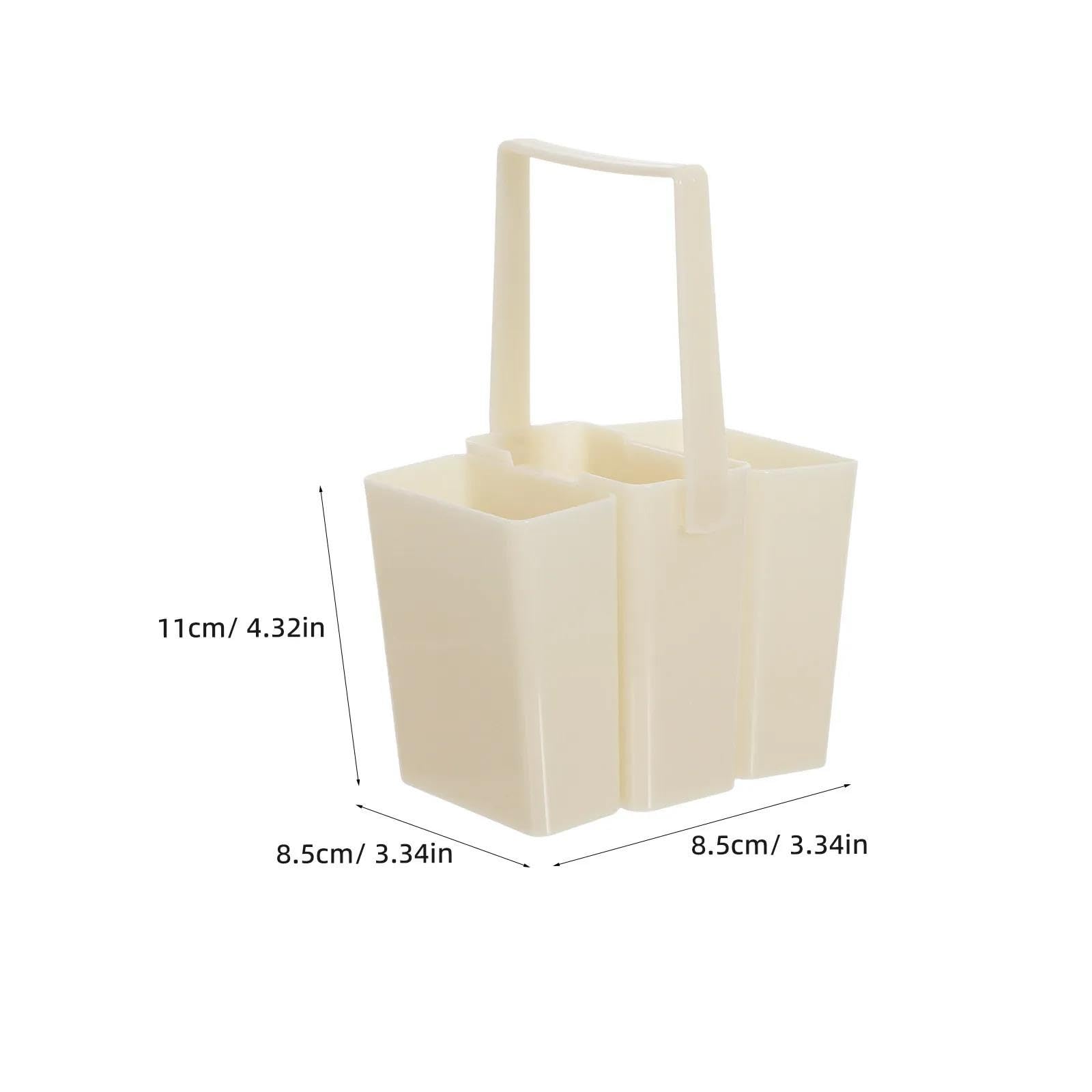 Secchio for lavaggio spazzole in plastica da 2 pezzi