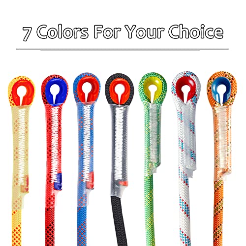 Emekian 14Mm Green Indoor Outdoor Climbing Rope, 20M(65Ft) Static Rock Climbing Rope For Escape Rope, Ice Climbing Equipment, Fire Safety Rescue Rope, With Non-Slip Gloves #TOP4