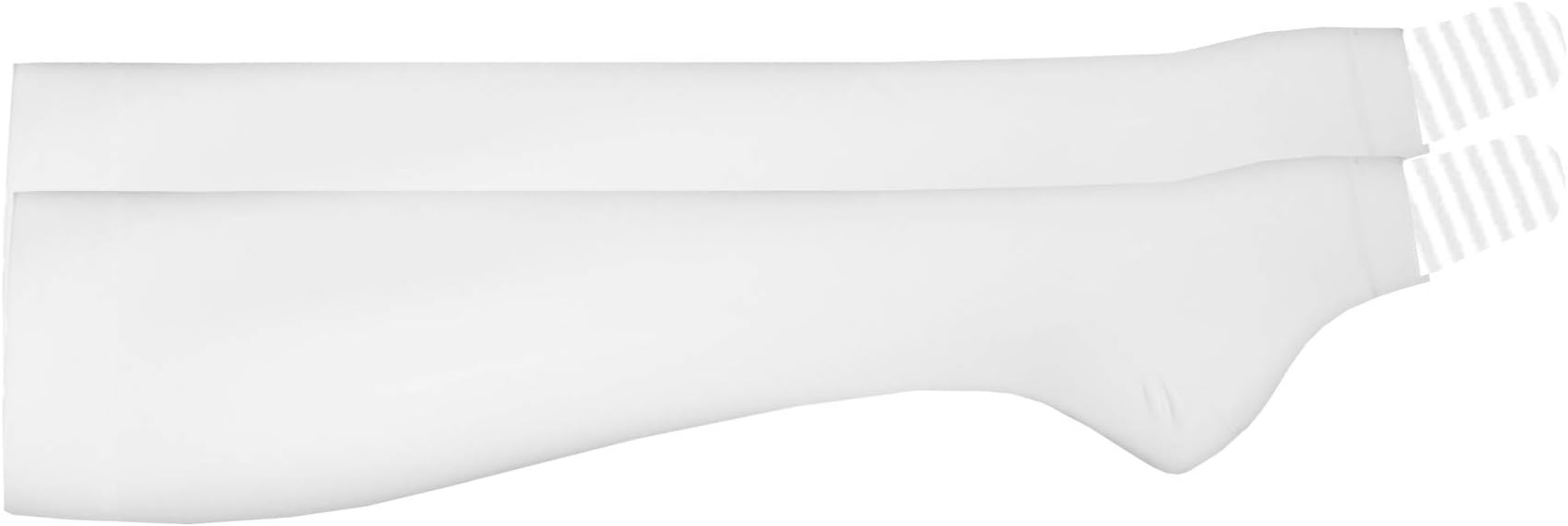 NuVein Surgical Stockings, 18 mmHg Recovery Support for Embolism Risk, Medical Unisex Fit, Knee High, Open Toe, White, 2X-Large