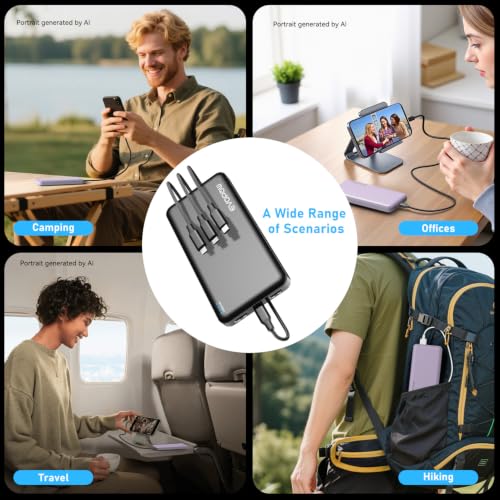 Evopow Portable Charger, 10000mAh Power Bank, Travel Battery Pack - image 8