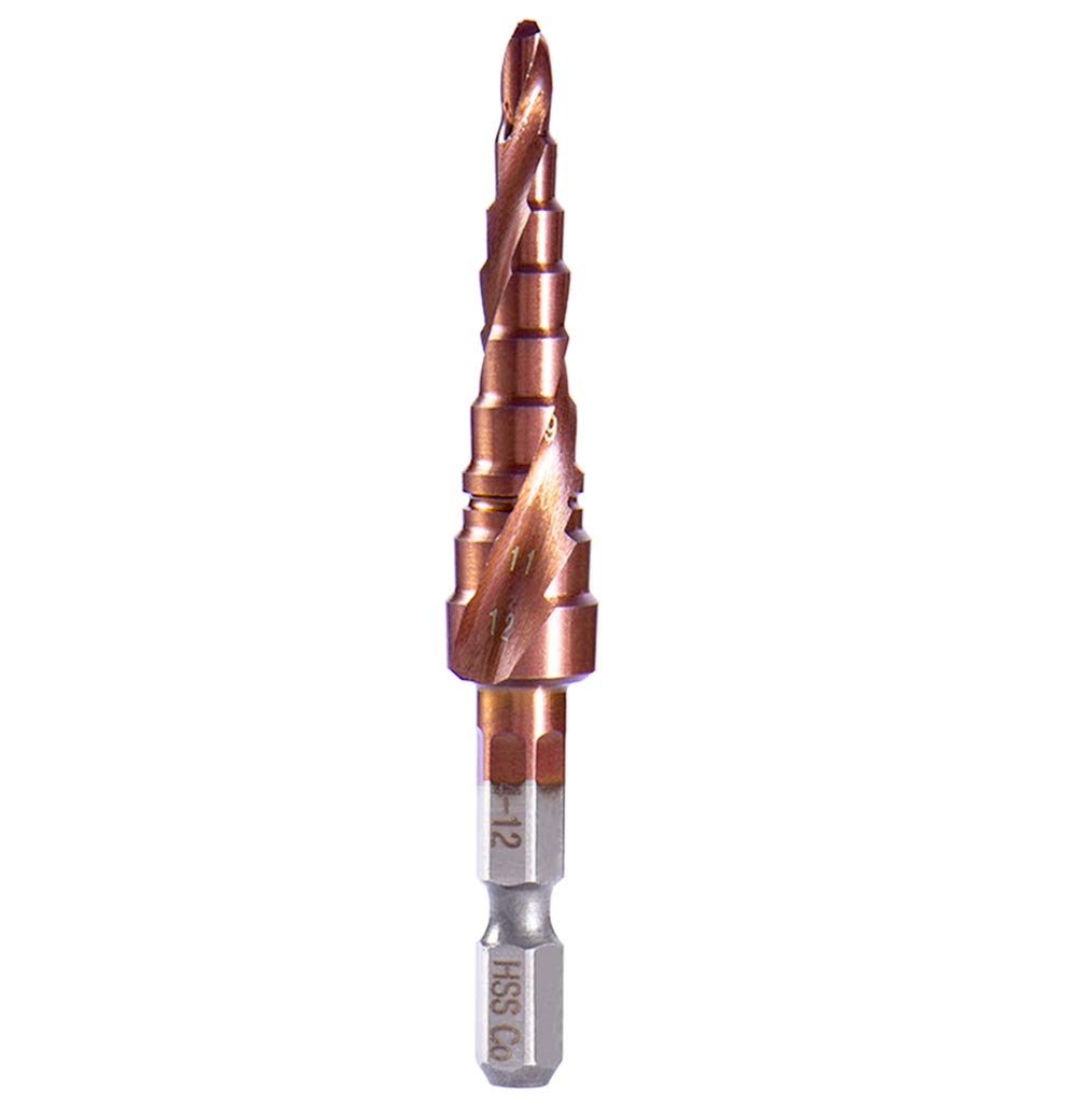 Punta A Gradini Cobalt HSS M35 4-32mm - Per Acciaio Inox E Lamiere - Foto 7