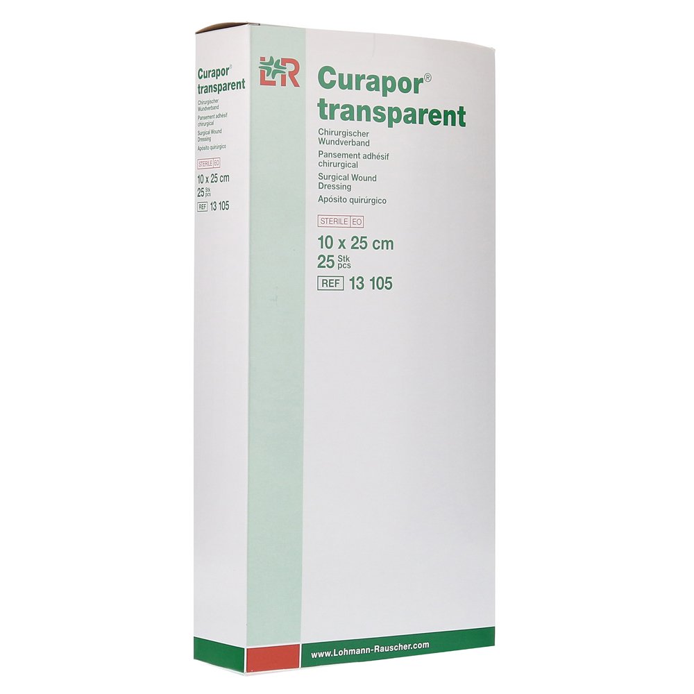 Curapor Wundverband Steril Transparent 10x25 cm, 25 St
