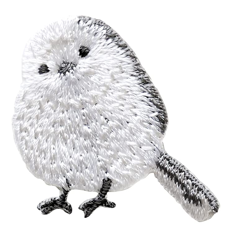 Amazon.co.jp: プペ 刺繍ワッペン シマエナガ 3枚入り 手作り