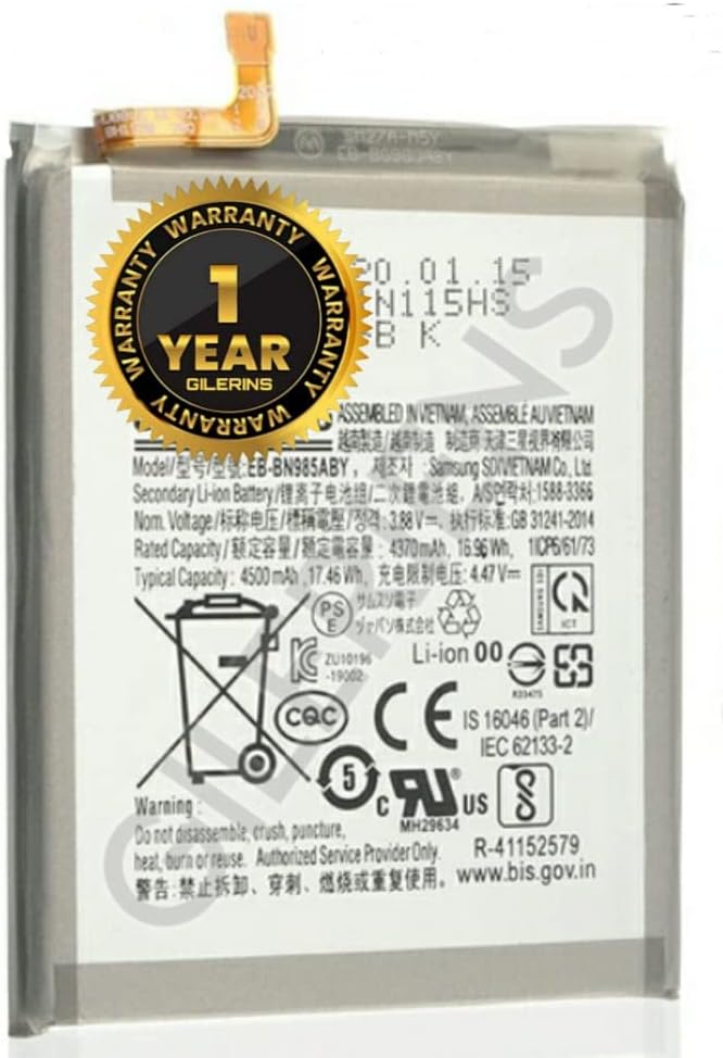 Original EB-BN985ABY Battery for Samsung Galaxy Note 20 Ultra 5G SM-N985F SM-N986F SM-N986B Battery with 1 Year Warranty** (Z0007)