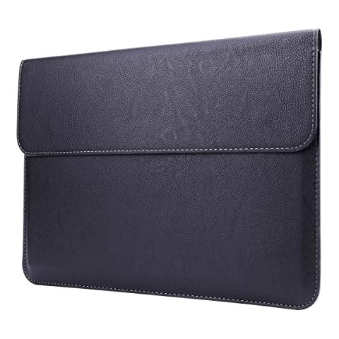 MEGOO Lightweight Leather Sleeve Case Cover for Microsoft Surface Laptop Studio 14.4" / Surface Book 13.5 Inch -Black Cover