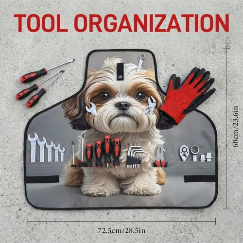 Delantal Shih Tzu para hombres y mujeres ajustable miniatura 2