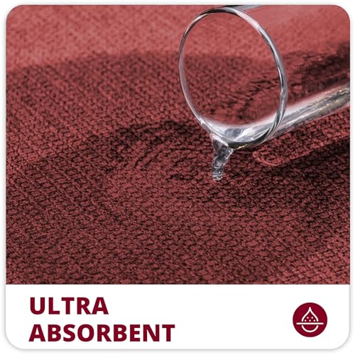 Image of Bath Mat,Ultra Thin Bathroom Rugs,Rubber Bath Mats for Bathroom,Bath rugs