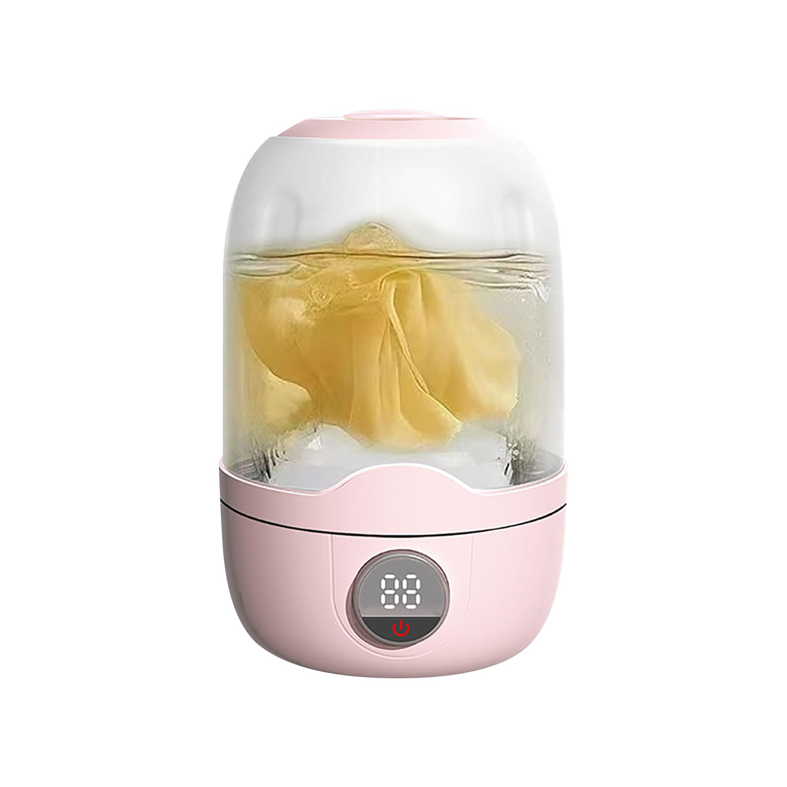 Maxtonser 1.1L Travel Washer Rechargeable Washer Underwear Cleaner For Underwear Camping Apartment Space Saving