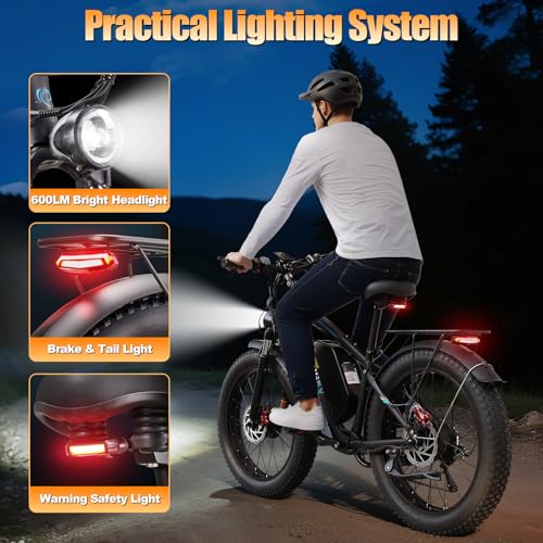 8000W Peak Dual Motor Ebike,58V Max-Output 1856Wh Electric