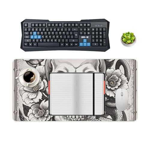 Protector de escritorio para mouse impermeable 24x12 blanco miniatura 4