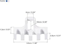 Vista 2 de PATIKIL Esparcidor de carga de raqueta de cuerda de bádminton, protector de adaptador de carga de alta libra de raqueta