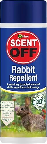 Stay Off Rabbit Repellent 500gm – Natural Garden Protector to Deter Rabbits – Safe for Plants, Lawns & Flower Beds – Long-Lasting Outdoor Granules