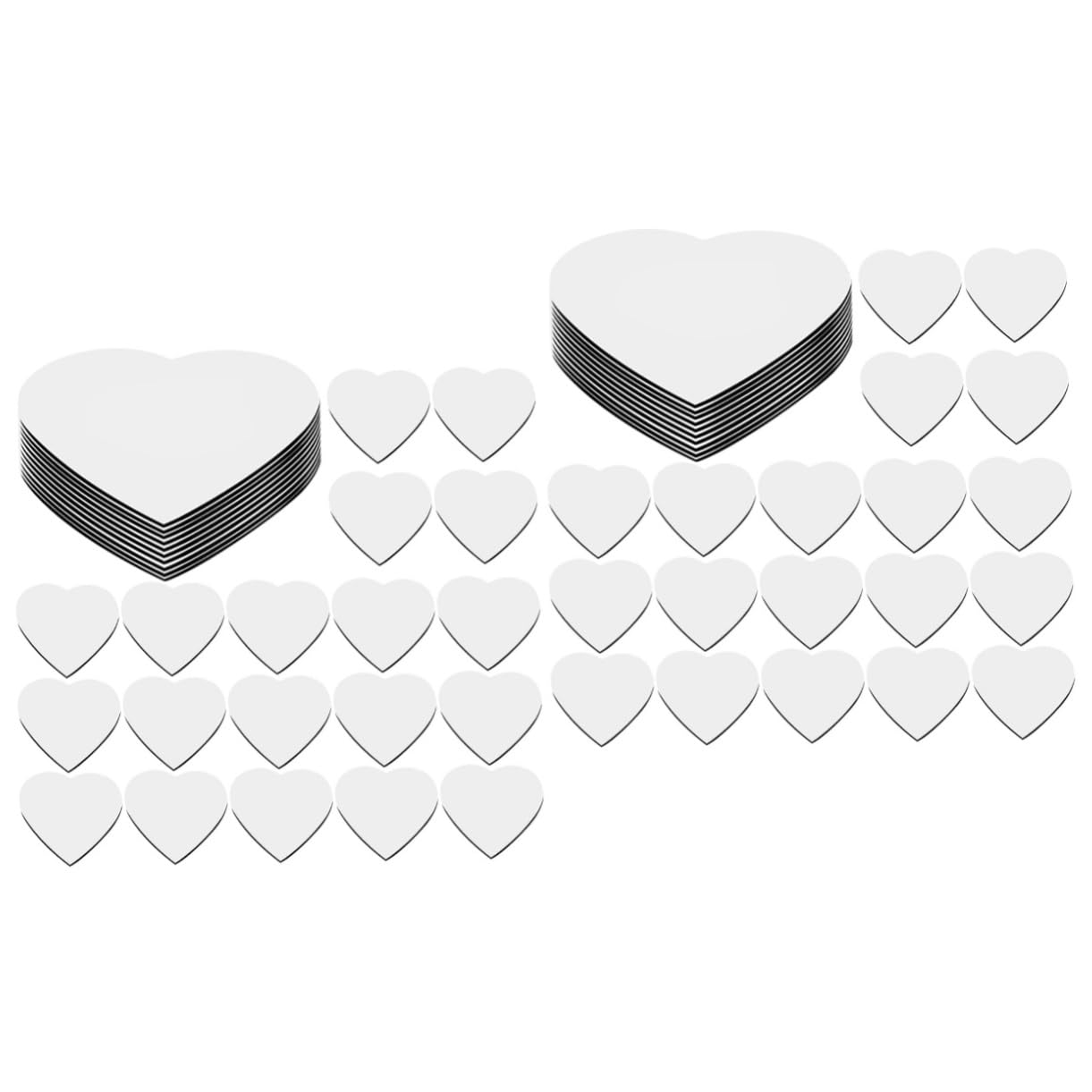 PRETYZOOM 60pezzi Magneti Da Frigorifero Per Sublimazione Calamite Vuote Per Decorazioni Personalizzate Accessori Cucina Per Foto e Regali Compatibili Con Superfici Metalliche Lisce