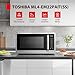 TOSHIBA ML4-EM22PAIT(SS) Countertop Microwave Oven with Sensor Cook, 6 Auto Menus, Origin Inverter, Child Lock, 2.2 Cu Ft for Large Family, 16.5 Inch Removable Turntable, 1200W, Stainless Steel