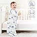 Yoofoss Baby Sleep Sack 0-6 Months Baby Wearable Blanket 100% Organic Cotton 2-Way Zipper TOG 0.5 Toddler Sleeping Sack 3, Lightweight Sleep Sacks for Babies