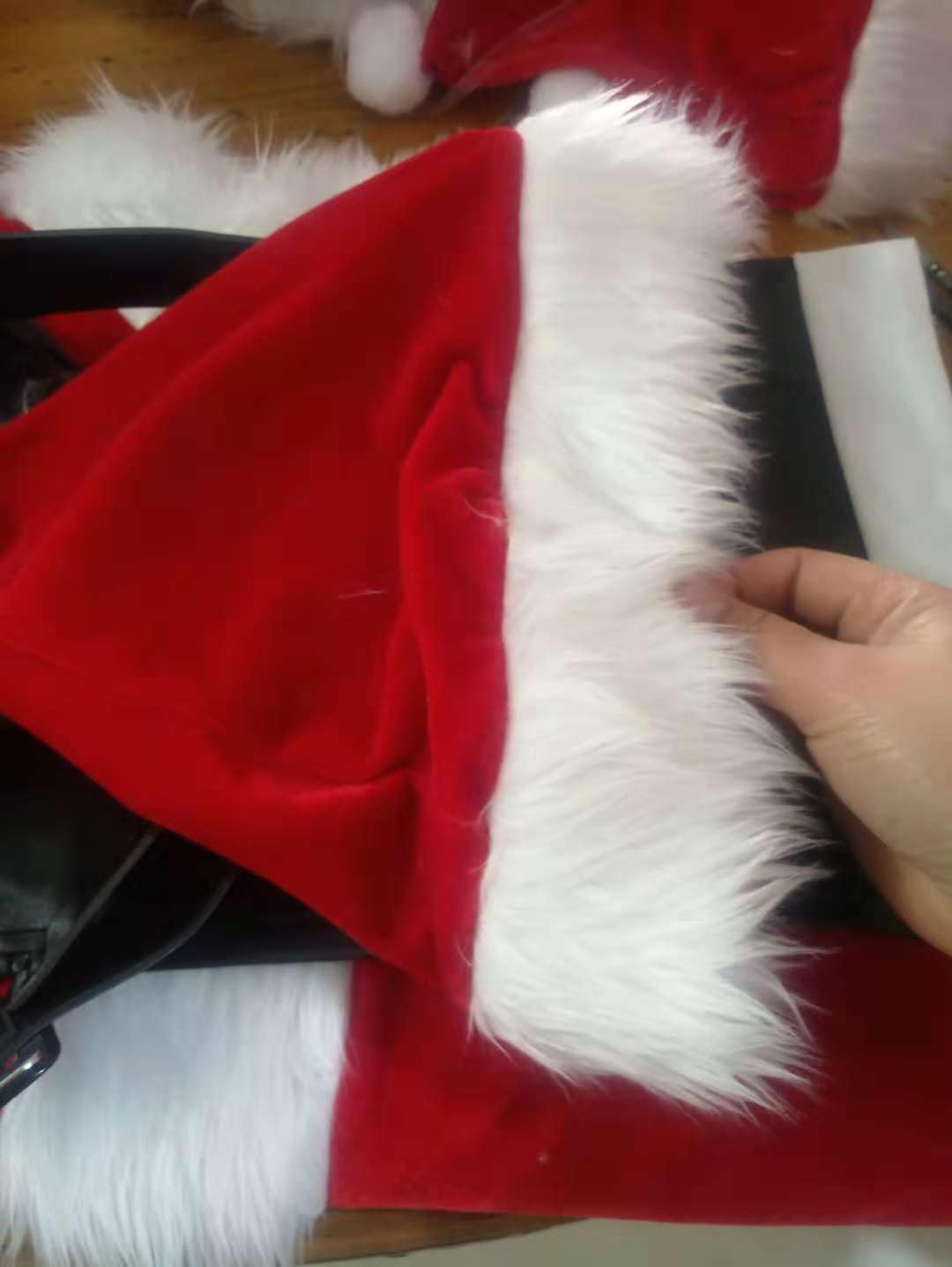 Disfraz De Papá Noel, para Hombre, Traje De Papá Noel Adulto, 7 Piezas, Traje Navideño Profesional De Talla Grande para Fiesta Navideña, Traje De Papá Noel De Lujo para Adulto