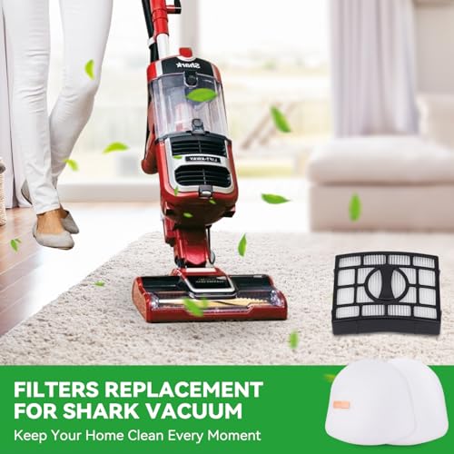 Image of Vacuum Filters Replacement for Shark Navigator Lift-Away Vacuum ZU660 UV725 UV725 26 UV730 ZU561 ZU562 ZU572 ZU560C ZD201 UV650 CU530 ZD400 ZD402 vacuum - 1 HEPA Filter, 2 Foam & 2 Faux Felt Filters