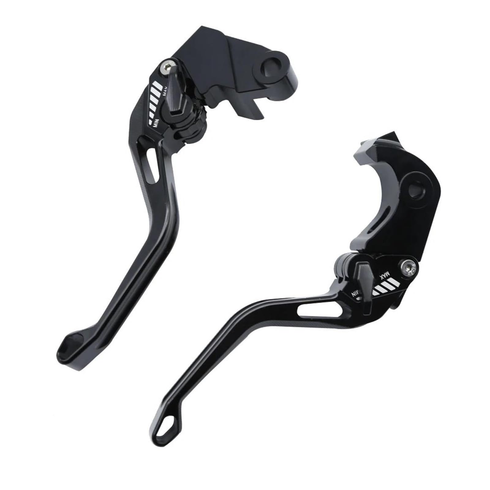 RVEVFBKBAL Motorcycle Adjustable Brake Clutch Lever for ZX10R ZX 10R 2006-2015 2007-2012 Z1000 Z1000SX Z750R ZX6R 636(158mm Black)