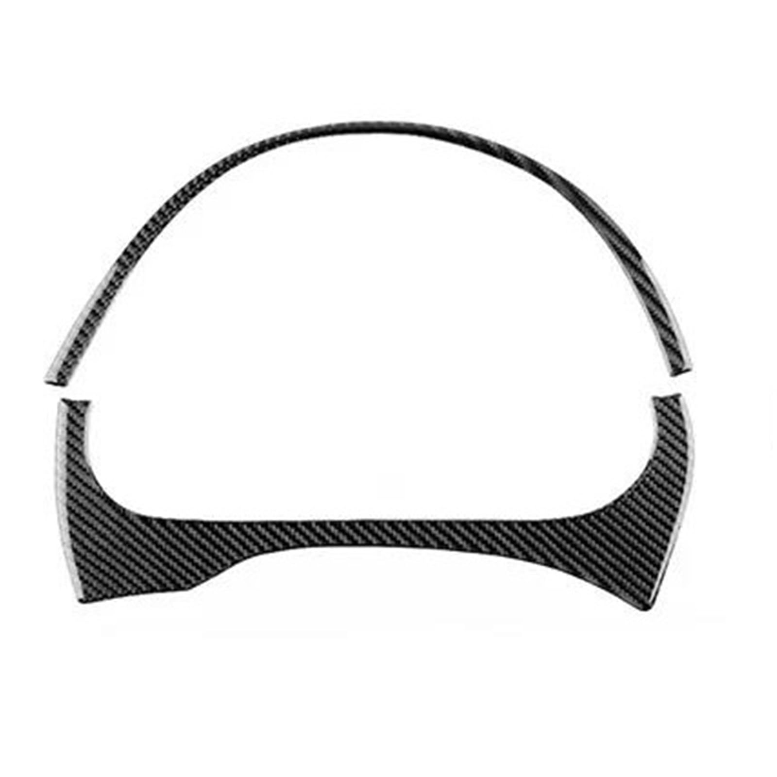 Hqgqcezek For Lhd Black Carbon Interior Decal Trim For Renault For Fluence For Megane Rs 2009 2010 2011 2012 2013 2014 2015 Real Soft Carbon Fiber Sticker Lhd Rhd Car Lnstrument Strip