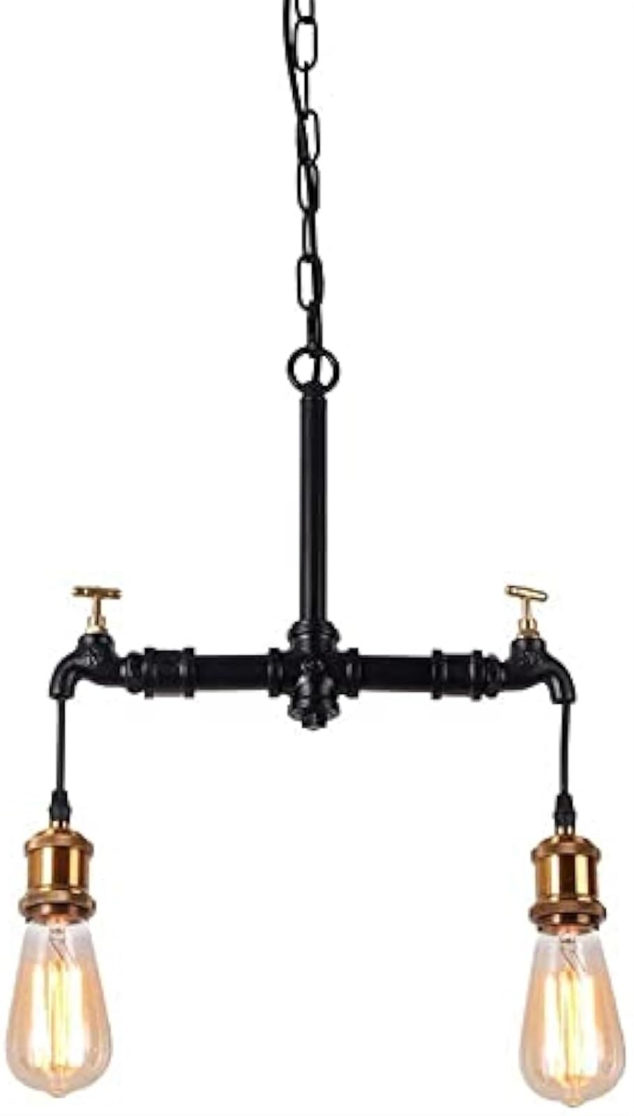 Lustre suspendu E27 pour plafond réglable de couloir intérieur ou ferme vintage