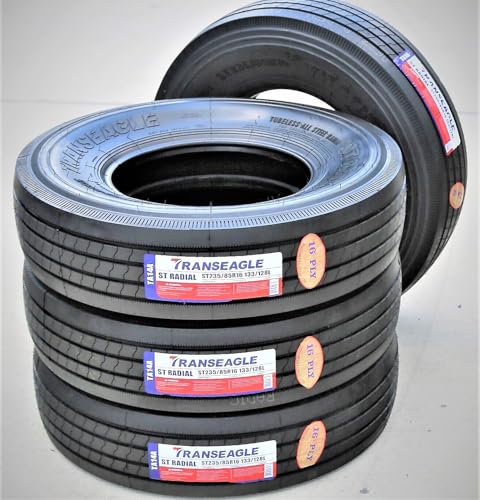 Set of 4 (FOUR) Transeagle ST Radial All Steel Heavy Duty Premium Trailer Radial...