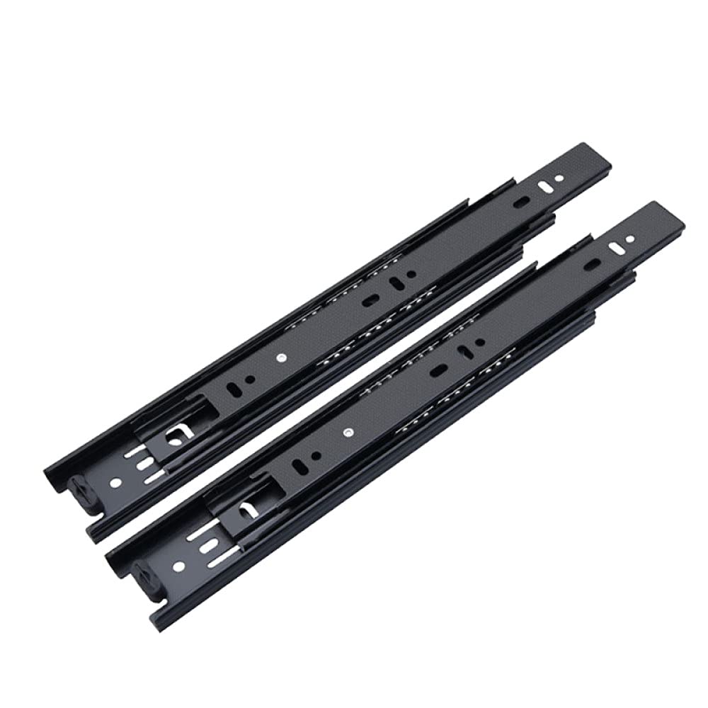 Rail de glissière de tiroir 45mm épaissi à 3 sections avec amortisseur pour meuble de cuisine
