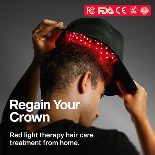 Image of Red Light Therapy Cap with 112 Laser Diodes - Lightweight, Non-Invasive Wellness Device for Scalp Care | 6-Min Daily Use | FDA Registered for Safe Home Use