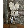 Primitives supplies for grubby primitive rustic easter bunny rabbit spindle doll 12 poseable ears ozzie for holiday kitchen farhouse home decor  urban country home decor