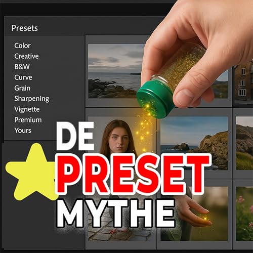 『📐 "De preset mythe: waarom stijl niet te koop is" - Podcast Afl. #15 De Onzichtbare Foto』のカバーアート