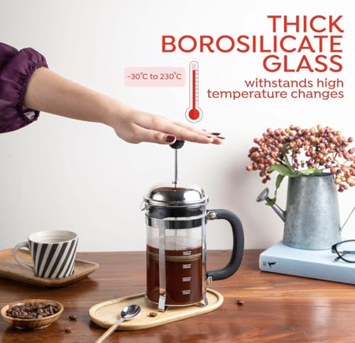 Image of Sipologie Vintage French Press, Silver, 600ml - Hocus Pocus