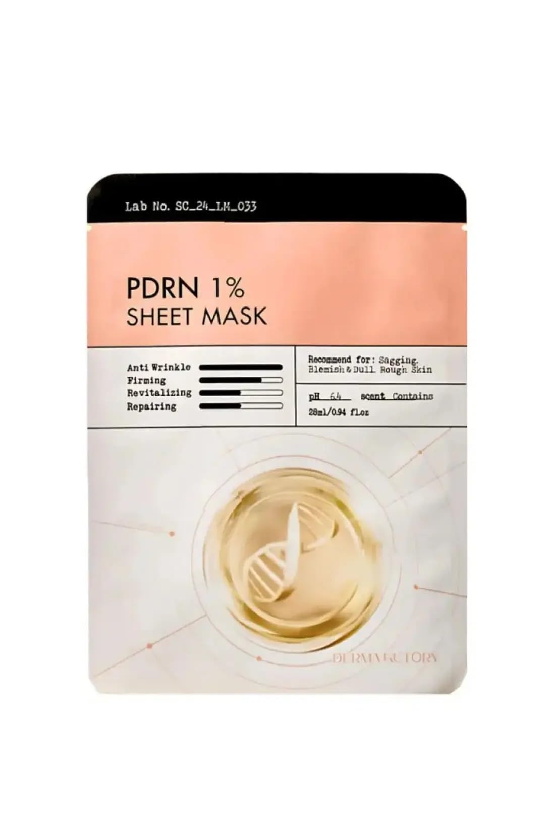DERMA FACTORY%1 PDRN İçeren Peptit Kompleksli Kağıt Maske Derma Factory PDRN mask