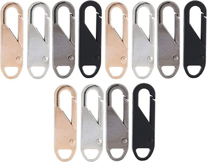 Buy DW 10Pcs Zipper Pull Tabs, Detachable Zipper Metal Puller Zipper
