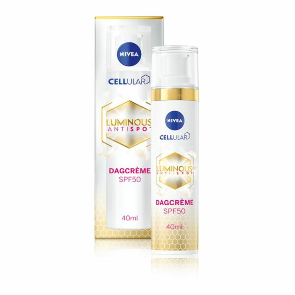 NIVEA - Crema de día facial protectora luminosa 630, SPF 50, 40 ml