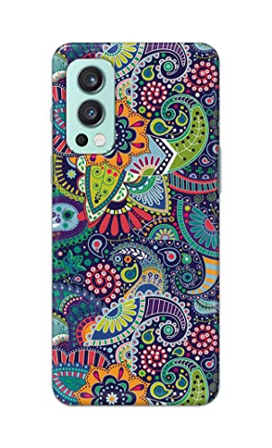 Image of Printed Hard Back Cover Case for OnePlus Nord 2 5G Back Cover (Miraculous Patterns) -1803