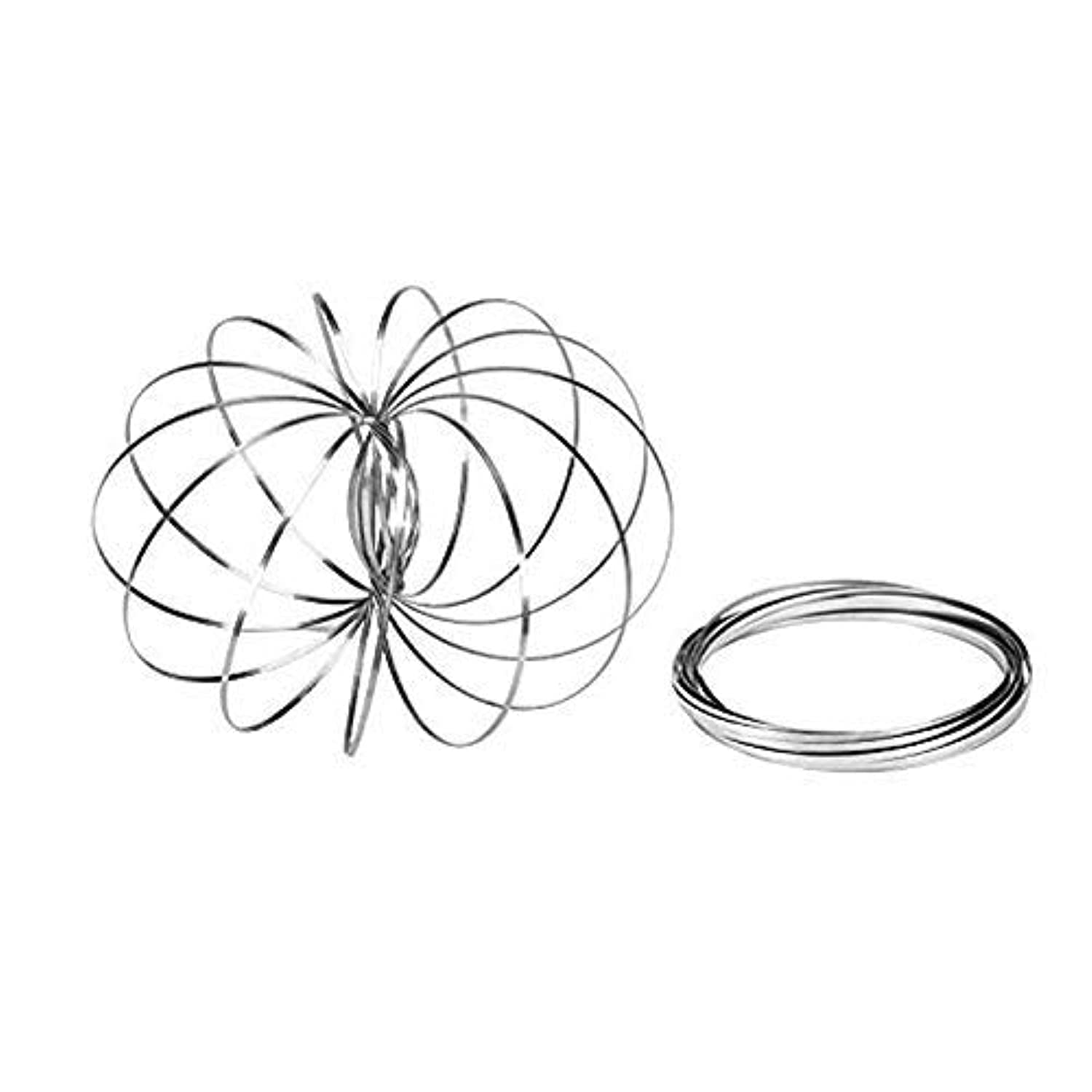 Creative Kinetic Educational Spring Toy - Multi Sensory Interactive 3D Shaped Flow Ring