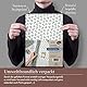 Geschenkpapier Set Weihnachten: grün-weiße Tannenzweige: 4x doppelseitige Einzelbögen + 4x Geschenkanhänger