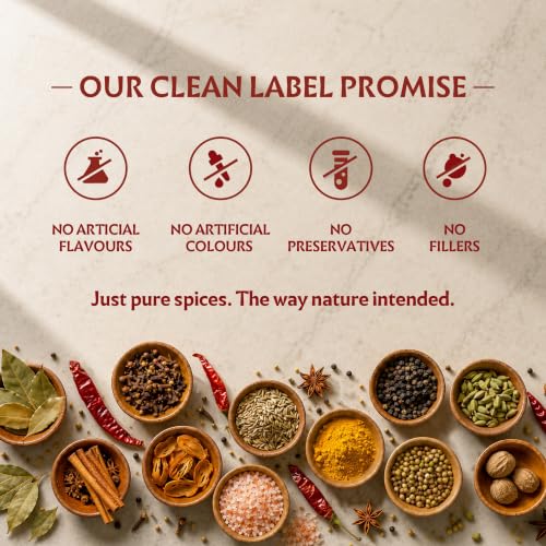 Image of NativOrigins Goda Masala Powder | Slow-Roasted & Traditionally Pounded | 17 Whole Spices | For Maharashtrian Amti, Varan & Vangi Bhaat | No Additives | 100g