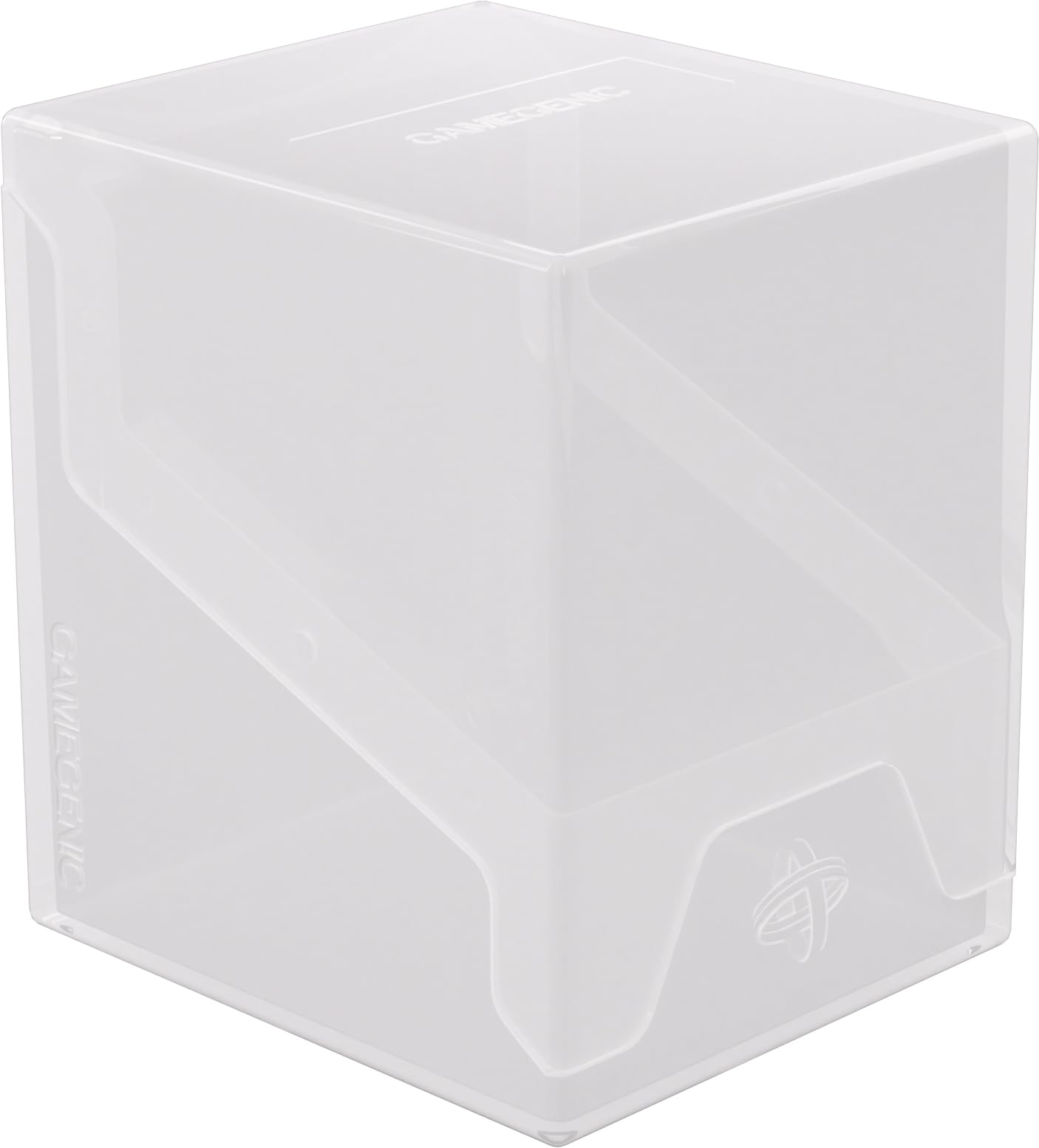 Gamegenic Bastion 100+ XL Deck Box - Compact, Secure, and Perfectly Organized for Your Trading Cards! Safely Protects 100+ Double-Sleeved Cards, White Color, Made