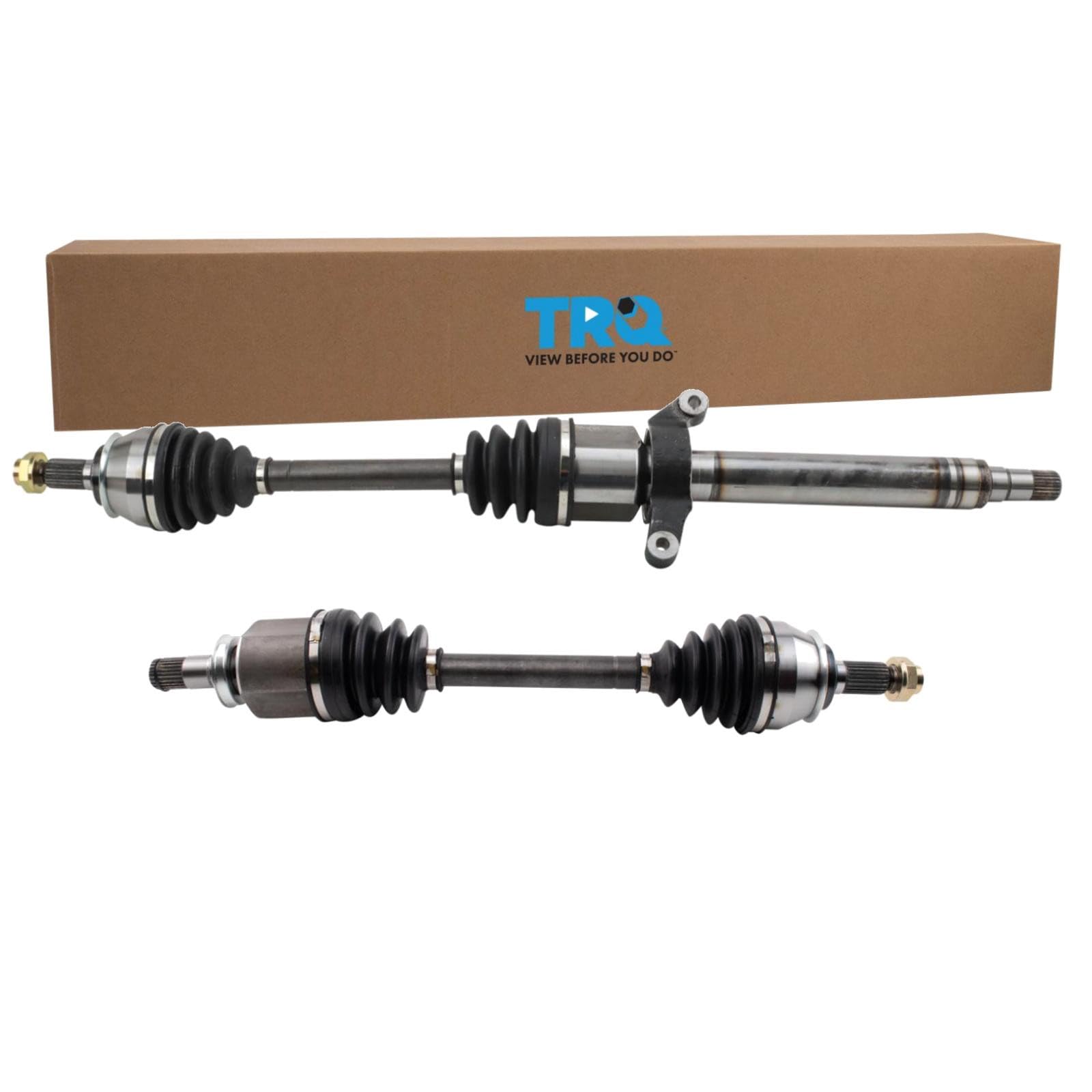 TRQ Front Driver &amp; Passenger Side CV Axle Assembly Set