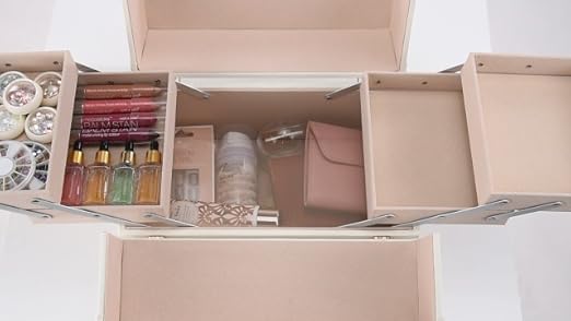Amazon.com: Joligrace Makeup Train Case Large Portable Cosmetic