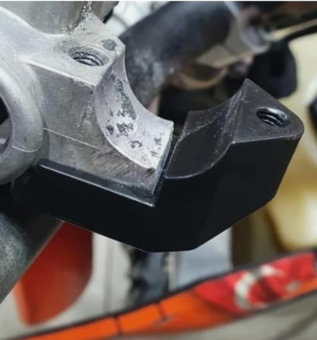 Kit Riparazione Braccialetto Pompa Frizione/Freno – Collare a Morsetto in Alluminio CNC – Compatibile con KTM, Husqvarna, Beta, Sherco – Include Viti e Chiave Brugola (Nero)